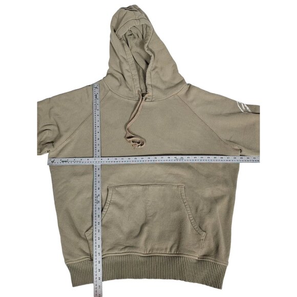 Greg Lauren Army Hoodie Men Size 4 Khaki Green Cotton NWT - Picture 1 of 9